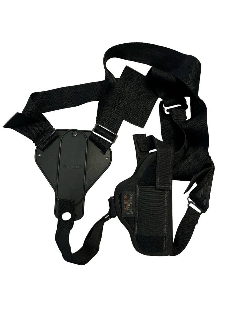 Uncle Mike’s Sidekick Shoulder Holster Size 15 Adjustable Black Nylon Gun Holste